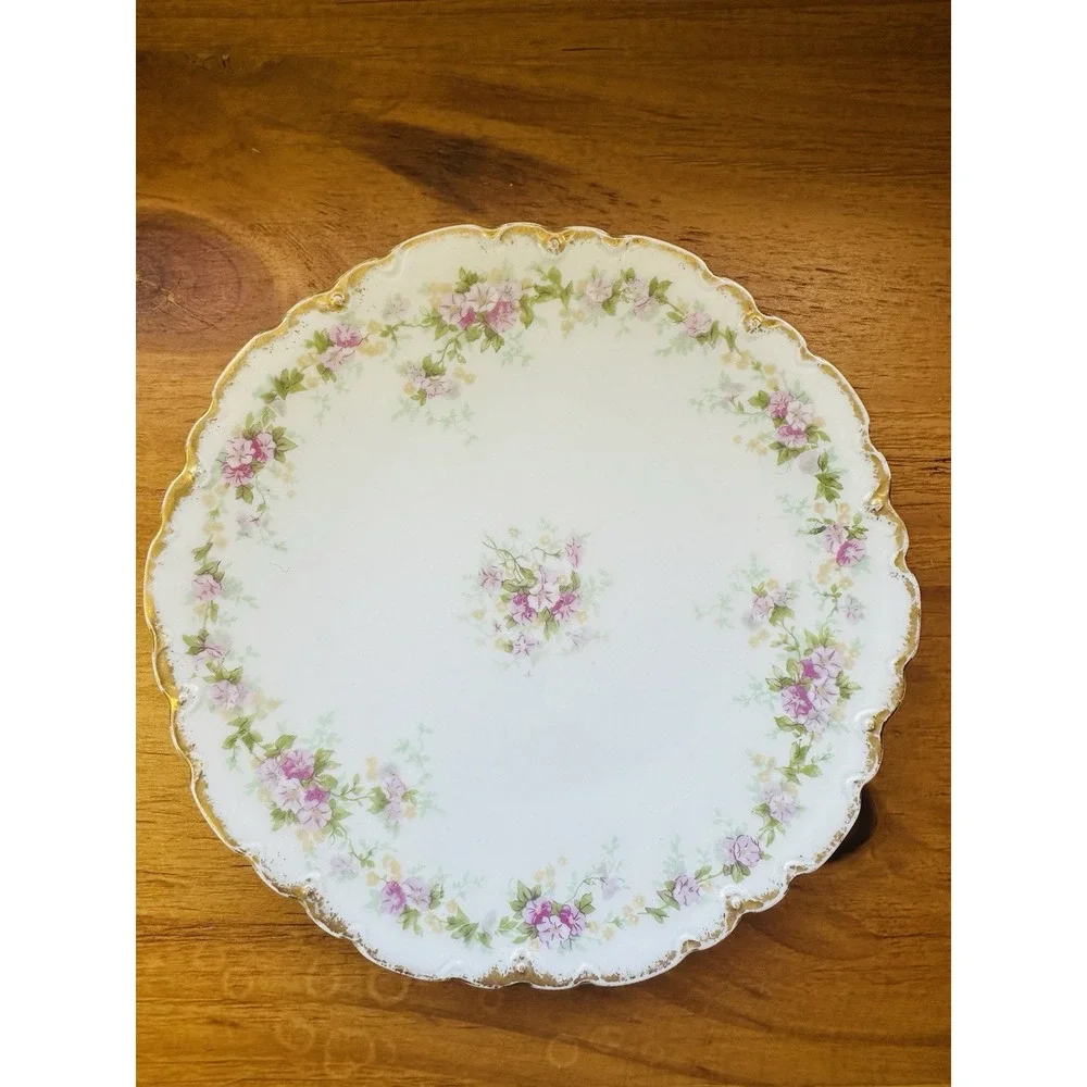 Theodore‎ Haviland Limoges Two Salad Plates Schleiger 855B France Vintage